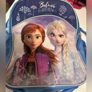 Kids Disney Frozen Anna Elsa Small Backpack School Supplies Travel preloved